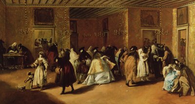 Masked Meeting by Francesco Guardi